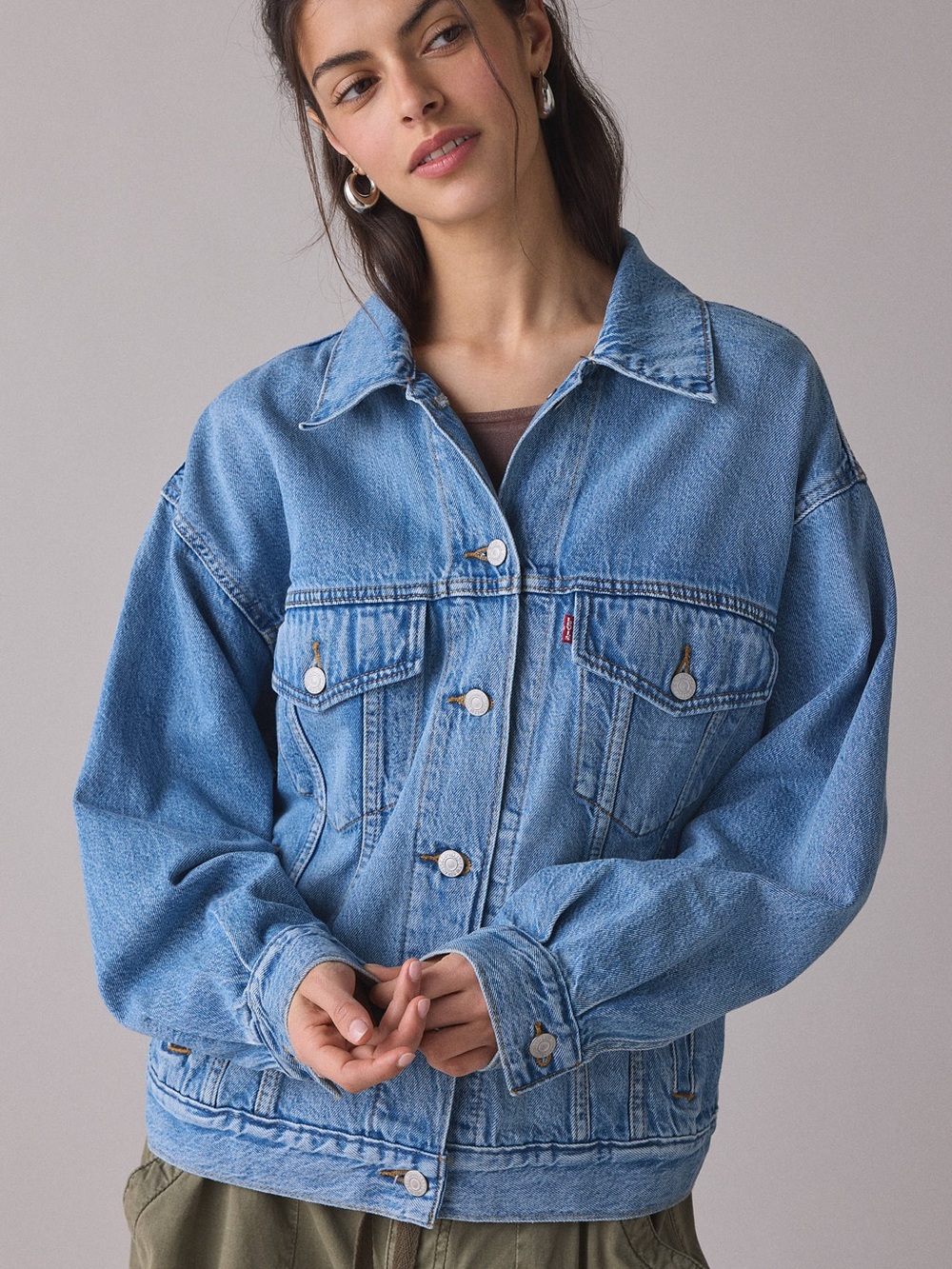 Levi's ‘90s Cropped Denim Trucker Jacket